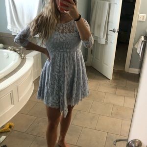 Lace free people dress